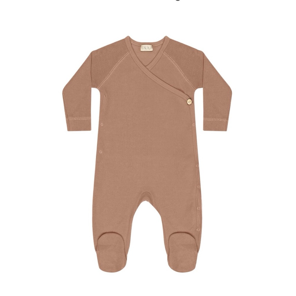 Organic Pima Cotton - UAUA Kimono Footie 12-18 months